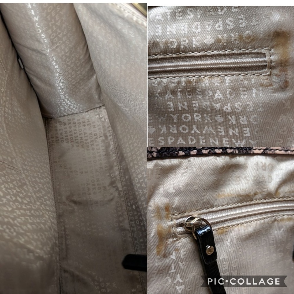 Kate Spade Millenium Park Pacey Python Tote - image 5